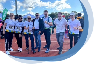 Kinderhilfelauf Amstetten Gruppenbild